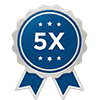 5X